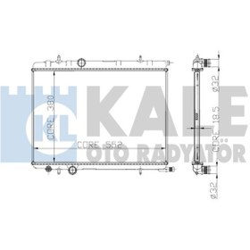 Resim Radyatör Brazing (Kalin Tip) Peugeot P206 1.6I 1.4Hdi 1998- 504647200 