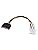 Resim 30 cm sata 15 pin erkek to 4 pin dişi molex power kablo 