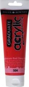 Resim DALER ROWNEY 120 ML GRADUATE AKRİLİK BOYA 504 CADMİUM RED DEEP HUE Van Gogh