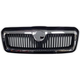 Resim Skoda Octavia A4 2001-09 Ön Panjur Izgara Krom Çerçeve 1U0853653A 