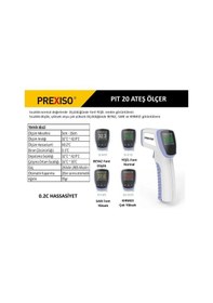 Resim Prexiso PIT20 Infrared Alından Temassız Termometre Ateş Ölçer 