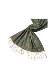 Resim Mim Eşarp Kalın Kışlık Paşmina Şal 75x190 Cm Haki 