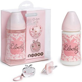 Resim Suavinex Liberty Collection Biberon Set - Pembe 