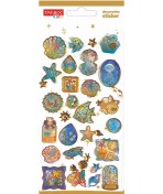 Resim Tanex Decorative Sticker-10 Puffy Etiketi Tnx-5009 