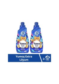Resim Yumoş Extra Lilyum Konsantre Çamaşır Yumuşatıcı 1440 Ml 60 Yıkama X2 