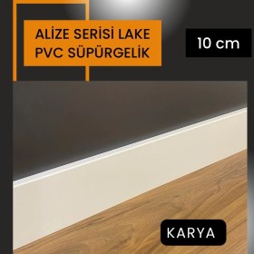 Resim By İstanbul Yalı Serisi 10 mt Lake Pvc Kaplama Saten Beyaz 10 cm Parke Süpürgelik 