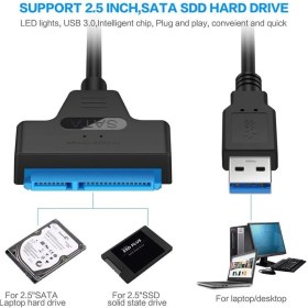 Resim Lunatic 6944 USB 3.0 Yüksek Hızlı 2.5 Inç Sata SSD ve HDD Harddisk Kablosu Verilerinizi Yedeklemeniz Için Sata Disk Bağlantılı Yeni Nesil Yüksek Hızlı Veri Aktarımı Sağlar. 