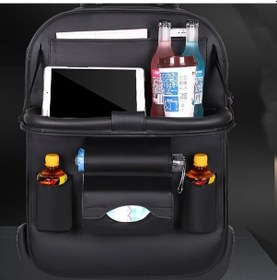 Resim Chuangyinshop Black Araba Depolama Çantası Bagaj Organizer Seyahat Düzenleyici 