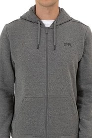 Resim U.S. Polo Assn. Erkek Antrasit Melanj Hırka (Örme) 50313755-VR081 