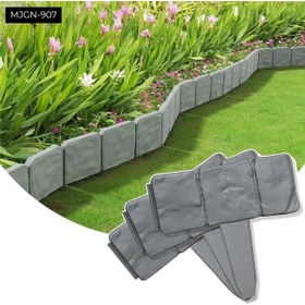 Resim TeknoKesgin Taş Görünümlü Bahçe Çiti 