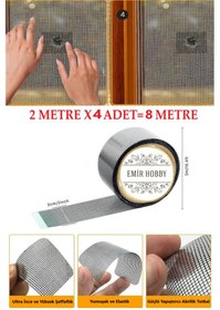 Resim Sineklik Yaması 50mmx2mt 2 Adet Tamir Kiti Bantı , 2x4 8 Metre 