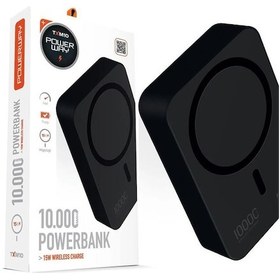 Resim Powerway 10.000mah Pd15w Magsafe Kablosuz Wireless Taşınabilir Şarj Cihazı Siyah Powerbank Txm10 Siyah 