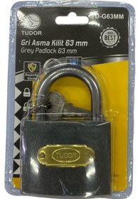 Resim Ennalbur Tudor 63 Mm Kısa Gri Asma Kilit 