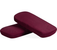 Resim Dianziye Bırakma Dikişli Yıkama Eliyumlu Pamuklu Koltuk Bilek Yastığı - Yorgunluğu Alleviate Eden, Ergonomik, Ev Ve Ofis Kullanıma Uygun - Bordo, Tek Adet 