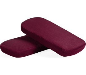 Resim Dianziye Bırakma Dikişli Yıkama Eliyumlu Pamuklu Koltuk Bilek Yastığı - Yorgunluğu Alleviate Eden, Ergonomik, Ev Ve Ofis Kullanıma Uygun - Bordo, Tek Adet 