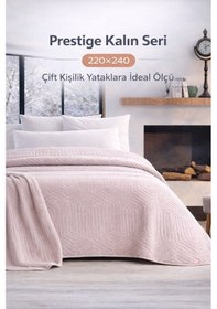 Resim Özdilek Prestige Çift Kişilik Battaniye 220x240 Kristal Gri Yeni Gri 