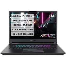 Resim Gigabyte Aorus 15 BKF Intel Core i7-13620H 16GB DDR5 1TB M.2 SSD RTX4060-8GB 15.6” QHD 165Hz FreeDos 