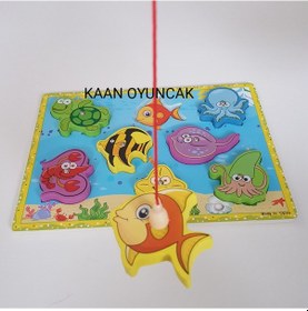 Resim Ahşap Balık Tutma Oyunu 