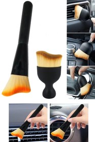 Resim MeyZone Fırça Seti Araç Oto Araba Klima Havalandırma Detaylı Temizlik Fırçası Premium Yumuşak Tüylü Fırça 