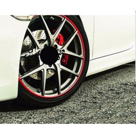 Resim Jant Şeridi Sticker Bant Kırımızı Renk Seçenekli 