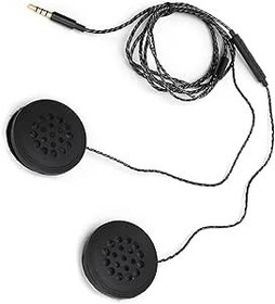 Resim ciciglow Motosiklet ı Kulaklığı, Motosiklet Kulaklıkları Evrensel Eller Serbest Motosiklet ı Hoparlörü 2 Hoparlörlü 3,5 Mm Fiş Bisiklet MP3 Müzik Kulaklık 