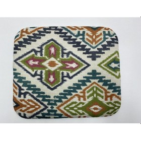 Resim Knsz oturma minderi 1 li zengin&mağrur&uslu kilim desen tel bar sandalyesi için 