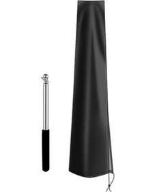 Resim Suntek Magideal Şemsiye Örtüsü Pazar Kapakları Bahçe Yard Siyah-200cm 