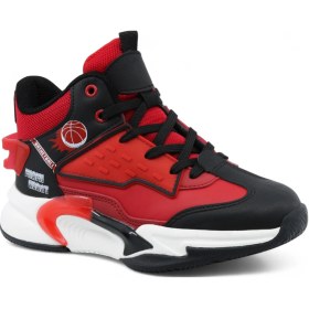 Resim Khayt Hido Ortopedik Taban Çocuk Basketbol Spor Ayakkabı Kırmızı 