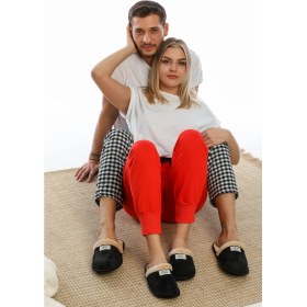 Resim Enola Ucc Siyah Ucc Erkek Ev Terliği 