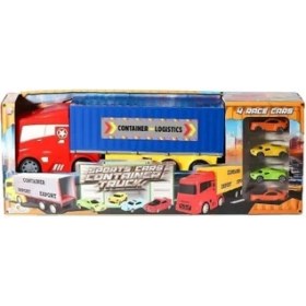 Resim Sole Oyuncak Sürtmeli Arabalı Konteynır Tır 