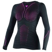 Resim Dainese D-Core Thermo Tee Üst Ls Lady Blk Fuchsia 