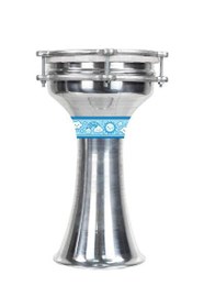 Resim Midex DBK-02BL Çocuklar İçin 2 Numara Alüminyum Darbuka Seti 33 x 18 CM 