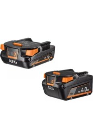 Resim Aeg L1840S 18V 4.0 Ah + L1820S 18V 2.0 Ah Akü Seti 