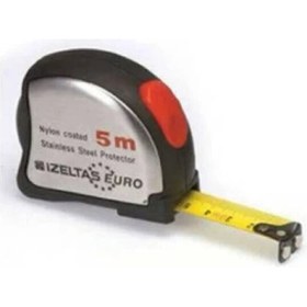 Resim PremiumPort Krom Şerit Metre 5 Metre, Hassas Ölçüm Aracı, Dayanıklı ve Kullanışlı 