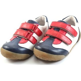 Resim Pafi 297 Lacivert- Beyaz Tam Ortopedik Erkek Çocuk Ayakkabı-Lacivert 