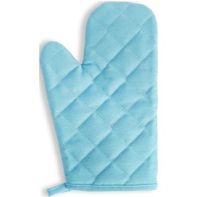 Resim Yanmaz Fırın Eldiveni Ve Fırın Tutacağı 1 Eldiven 1 Tutacak Açık Mavi 
