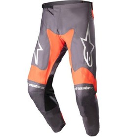 Resim Alpinestars Racer Hoen Kros Motosiklet Pantolonu Gri Oranj 