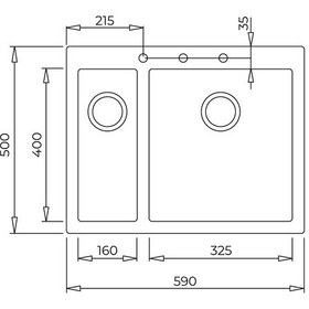 Resim Teka Forsquare 590 Tg Çift Hazneli Tegranite+ Eviye - Avena Bej - 115260021 