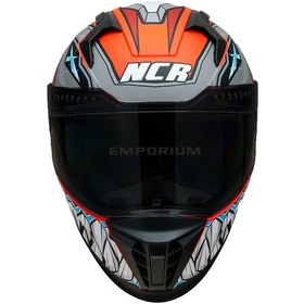 Resim Ncr Stream Turuncu Siyah Vizörlü Kapalı Kask Ece-06 Turuncu Turuncu 