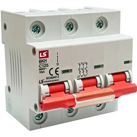Resim Ls Electric 3x125a C Tipi 10ka Otomatik Sigorta 