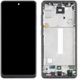 Resim Samsung A52 Uyumlu Lcd Ekran Dokunmatik Full Çıtalı TFT Siyah SM-A525 