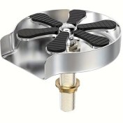 Resim Premium 304 Paslanmaz Çelik Mutfak Lavabo Yıkayıcı - Krom Kaplama Cam ve Bardak Yıkanma Ünitesi, 4 Kaydırmaz Kauçuk Pedli, Tek Delikli Tezgah Montajlı Ev, Kafe, Bar, Restoran İçin - Dayanıklı & Şık Lavabo Aksesuarı, Mutfak Ekipmanı, Modern Tasarım, Nikel Kaplama Donanım, Şişe Temizleyici, Zarif Tasarım, Sağlam Yapı, Bar Profesyonelleri 