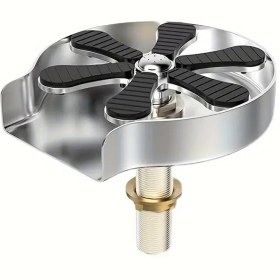 Resim Premium 304 Paslanmaz Çelik Mutfak Lavabo Yıkayıcı - Krom Kaplama Cam ve Bardak Yıkanma Ünitesi, 4 Kaydırmaz Kauçuk Pedli, Tek Delikli Tezgah Montajlı Ev, Kafe, Bar, Restoran İçin - Dayanıklı & Şık Lavabo Aksesuarı, Mutfak Ekipmanı, Modern Tasarım, Nikel Kaplama Donanım, Şişe Temizleyici, Zarif Tasarım, Sağlam Yapı, Bar Profesyonelleri 