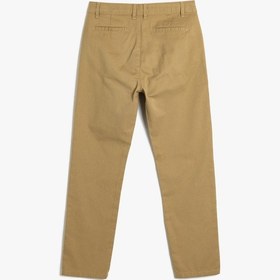 Resim Koton Chino Pantolon Cepli Pamuklu Deve Tüyü 5wkb40057tw Taba 