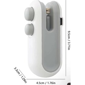 Resim Mini Poşet Kapatıcı 2'si 1 Arada Pratik Mutfak Aleti 