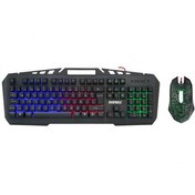Resim Everest KMX-99 Rainbow Işıklı Türkçe Q USB Kablolu Gaming Klavye Mouse Set 