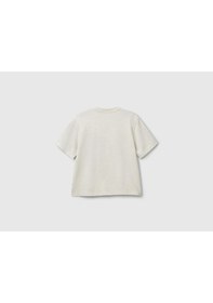 Resim United Colors Of Benetton Erkek Çocuk Slogan Baskılı T-shirt Çok Renkli 