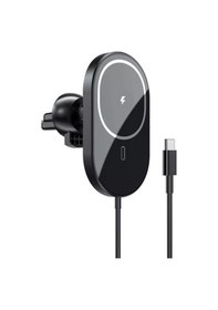 Resim 15w Mıknatıslı Takılabilen Hızlı Şarj Tüm Cihaz Ve Araçlara Uyumlu Araç İçi Şarj Cihazı 4741 