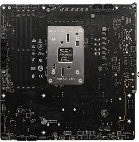 Resim Msı B650m Project Zero Am5 Ddr5 7600mhz Oc Hdmı Dp M.2 Usb3.2 2.5g Lan Wı-fı 6e Matx 