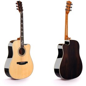 Resim Alston D-120c Elektro Akustik Gitar Natural 